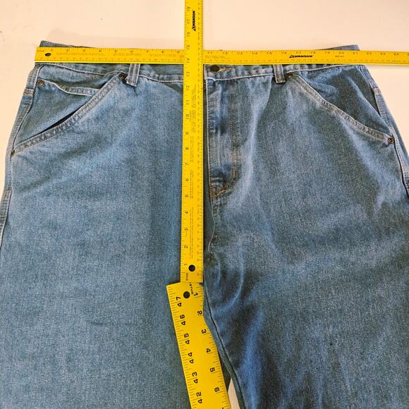 Smith's Workwear Jean Carpenter Blue Premium Denim Mens 44 x32 Workwear 3720 - Picture 5 of 7